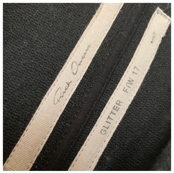 Rick Owens Stretch Wool Coat - Picture 5 of 6